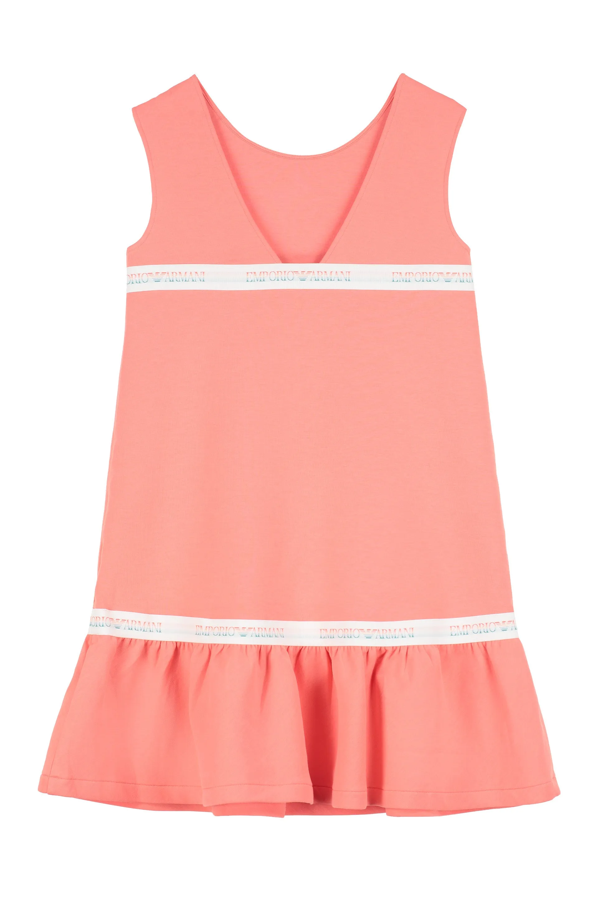 Emporio Armani Kids Logo Tape Sleeveless Dress