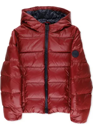 Fay Kids Logo Patch Puffer Jacket