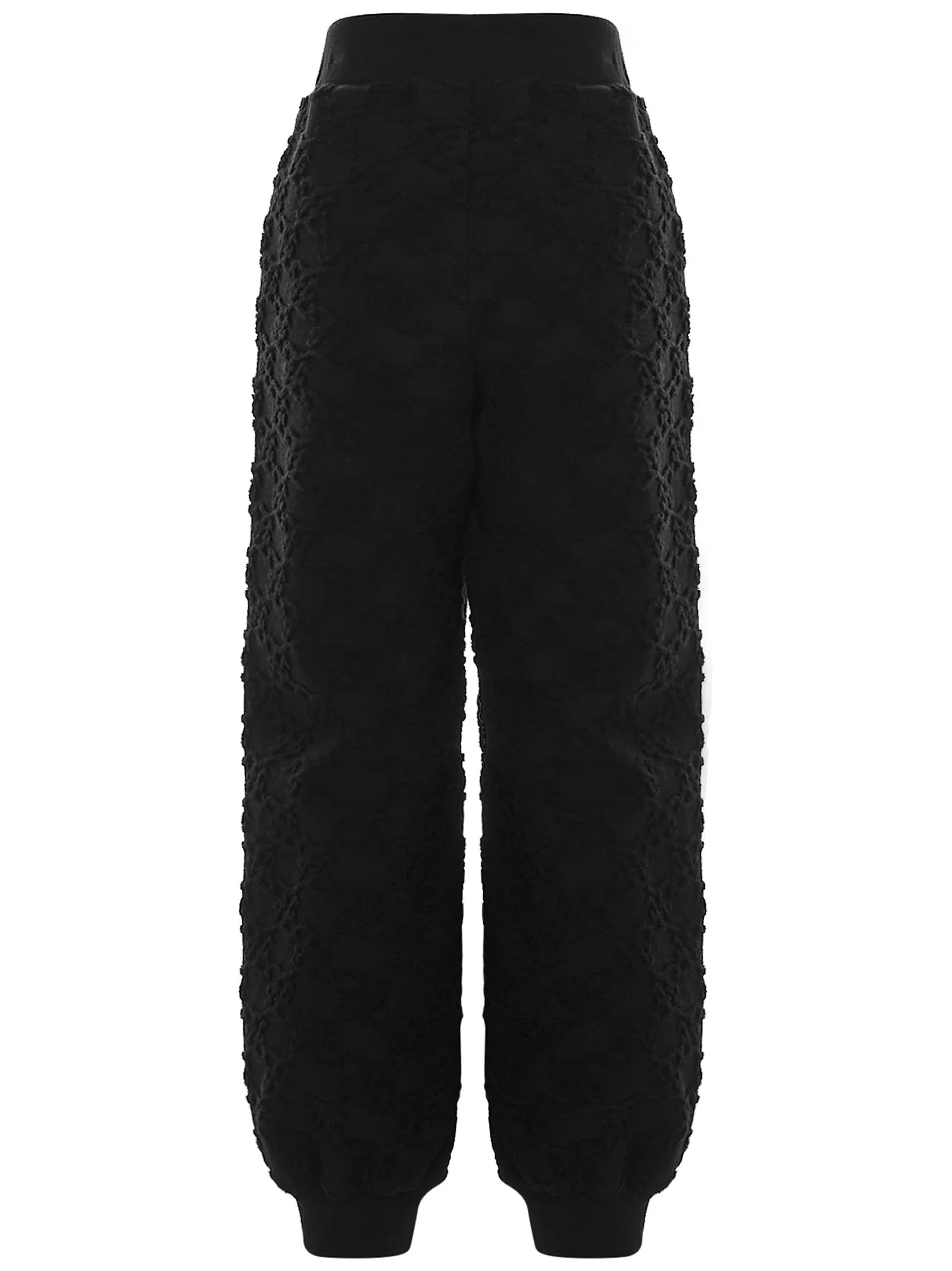 Fendi Kids Cloqu Effect Elastic Waist Pants