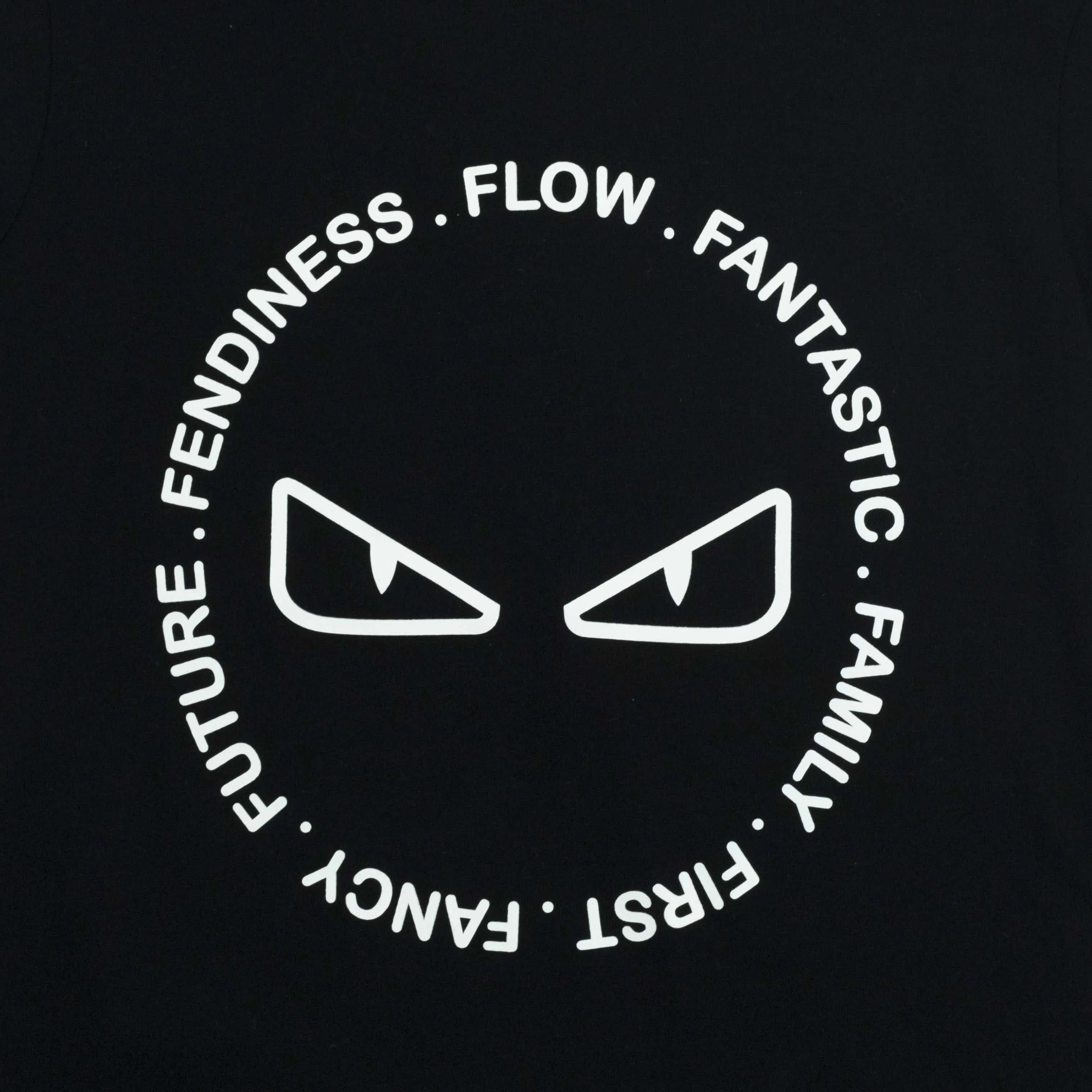Fendi Kids Crewneck Printed T-Shirt