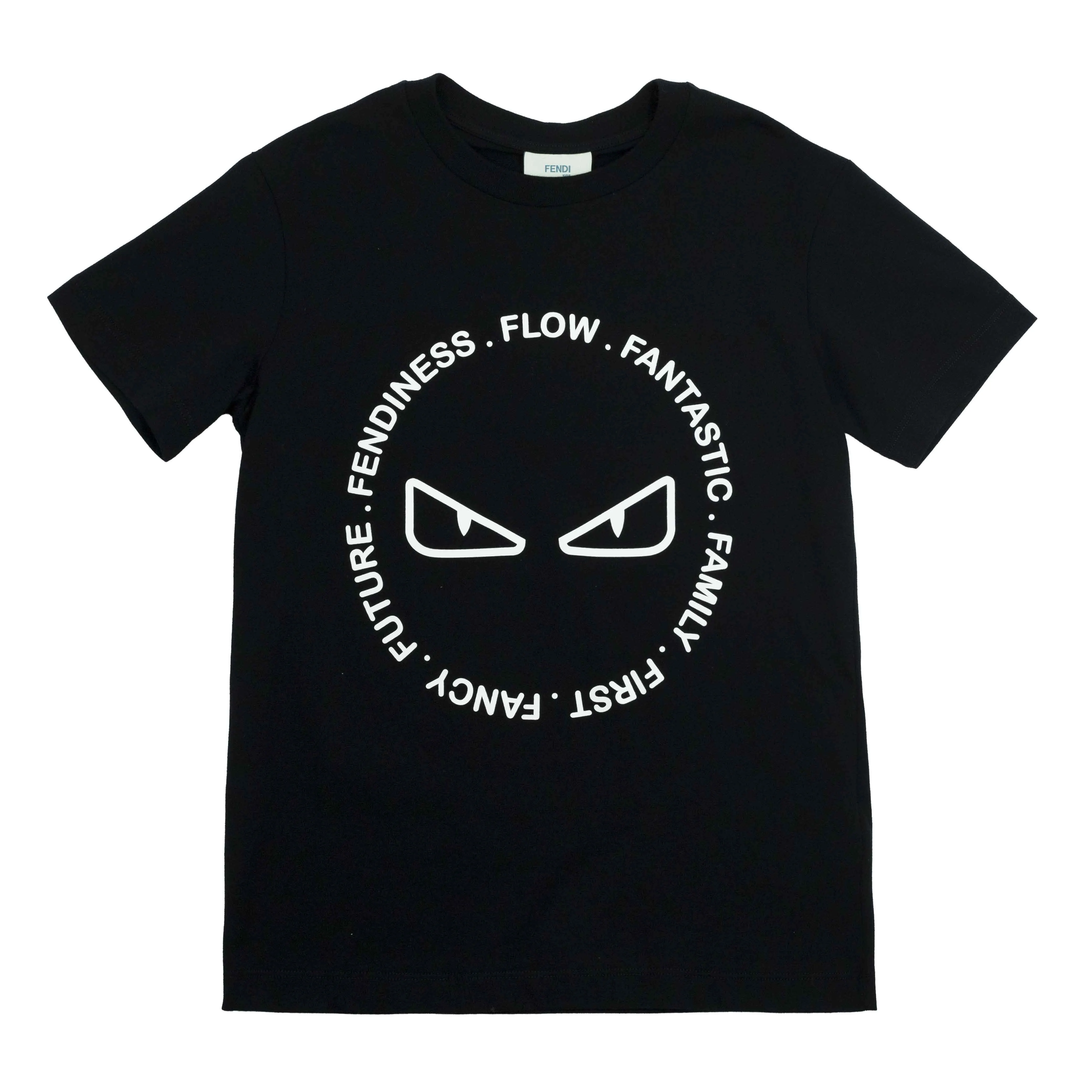 Fendi Kids Crewneck Printed T-Shirt
