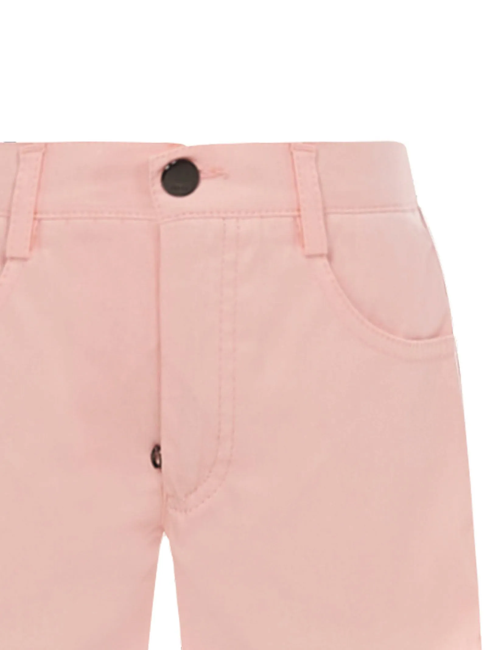 Fendi Kids FF Logo Denim Shorts