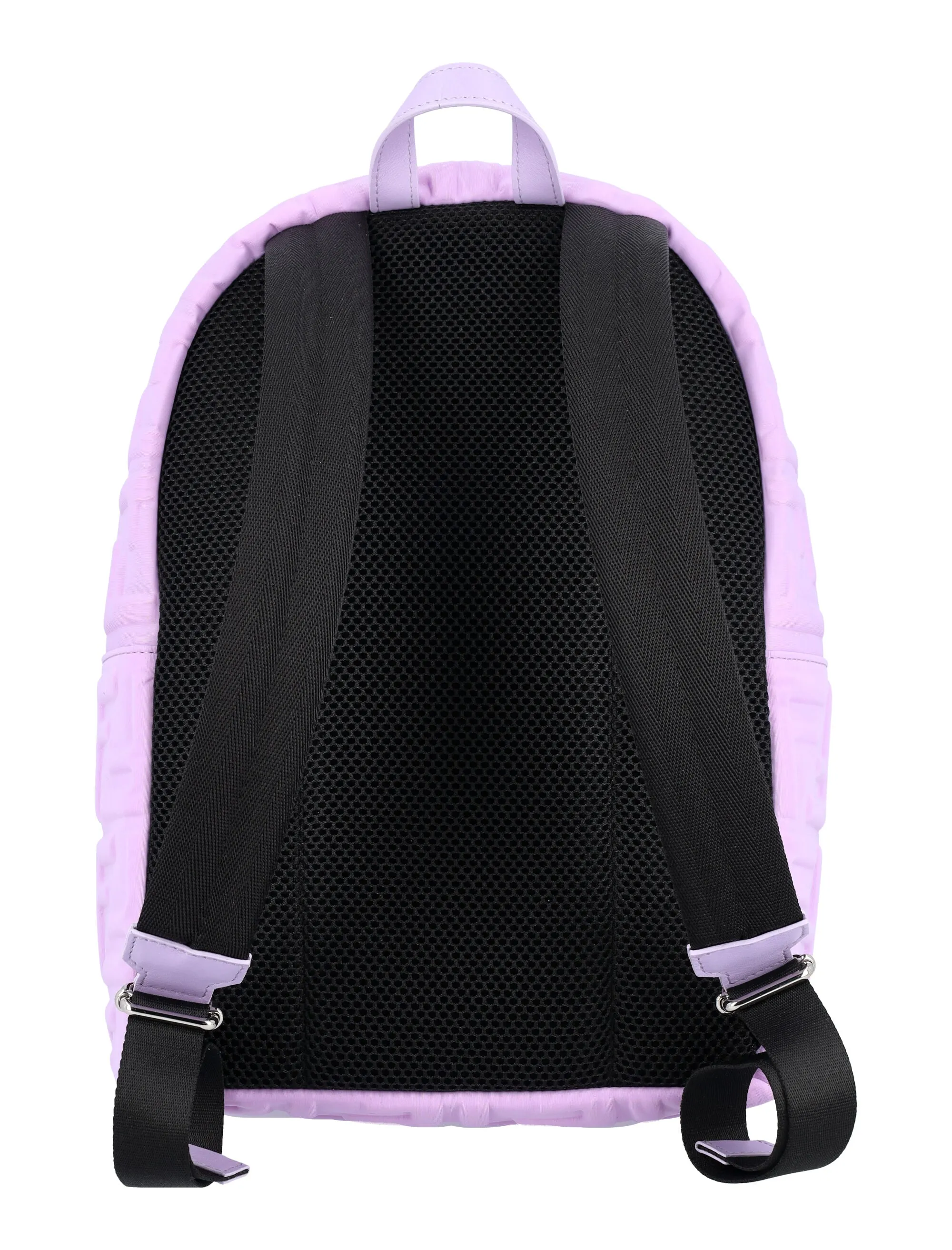 Fendi Kids FF Logo Embossed Backpack