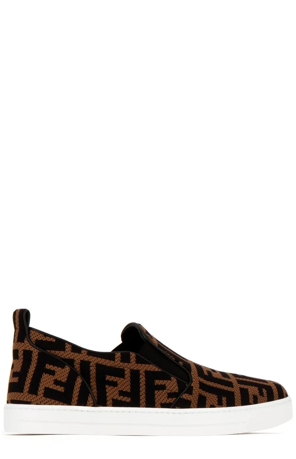 Fendi Kids FF Motif Slip-On Sneakers