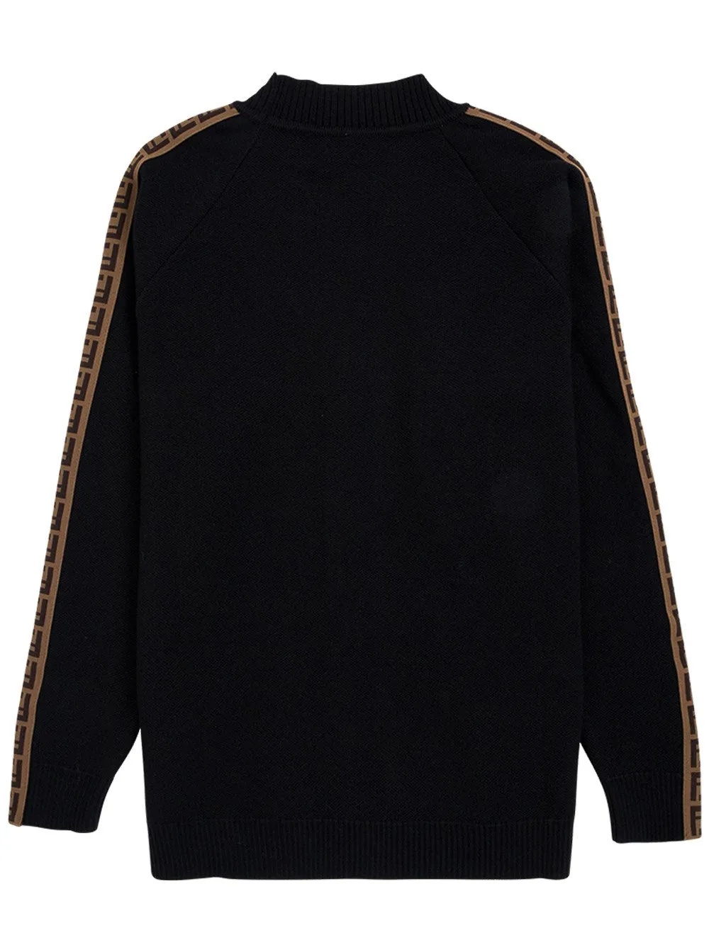 Fendi Kids FF Motif V-Neck Cardigan
