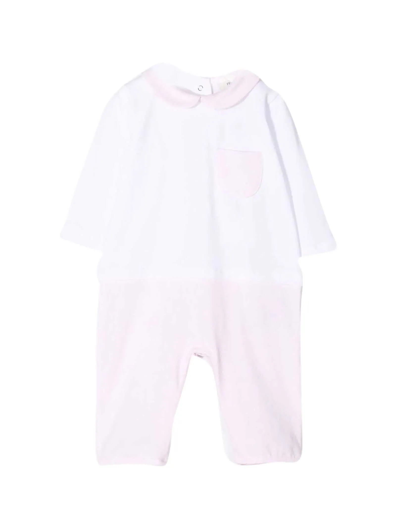 Fendi Kids FF Patterned Babygrow Set