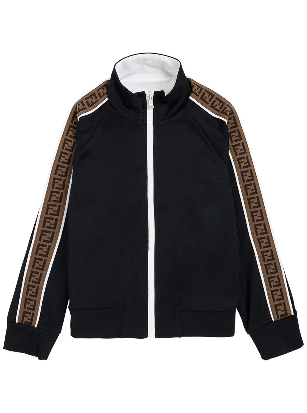 Fendi Kids FF Tape Zipped Jacket