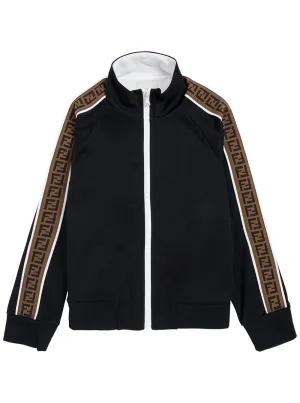 Fendi Kids FF Tape Zipped Jacket
