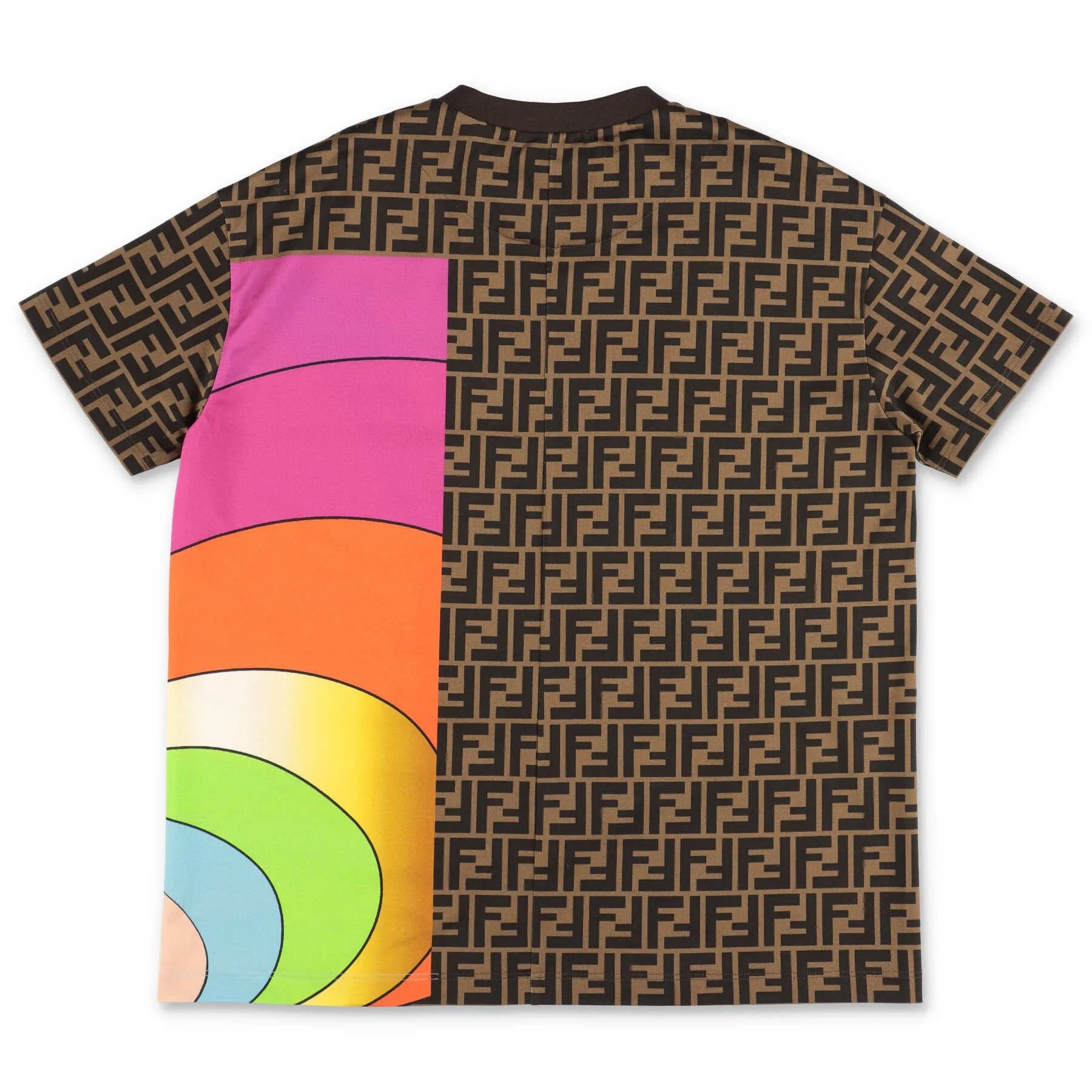 Fendi Kids Graphic Printed Crewneck T-Shirt