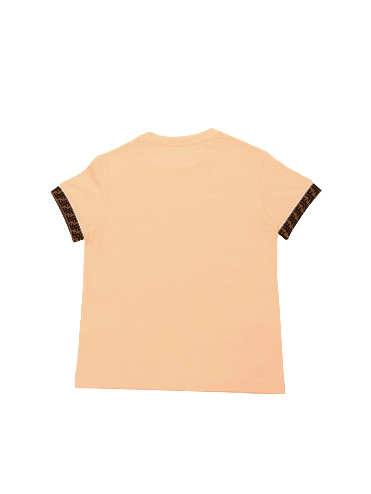 Fendi Kids Logo Detailed Crewneck T-Shirt