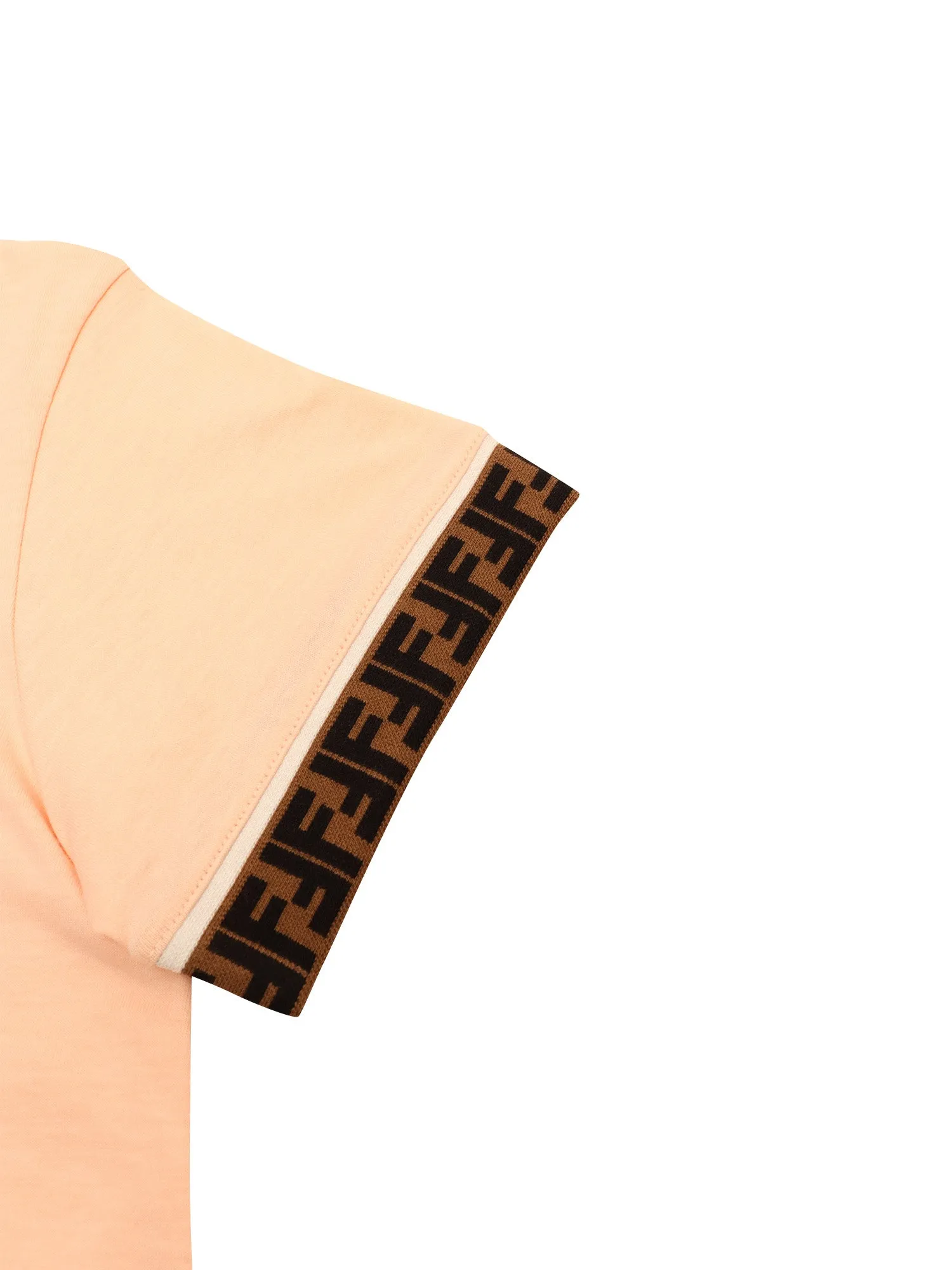 Fendi Kids Logo Detailed Crewneck T-Shirt