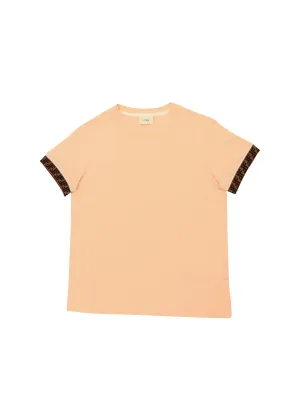 Fendi Kids Logo Detailed Crewneck T-Shirt
