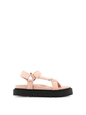Fendi Kids Logo Detailed Slingback Sandals