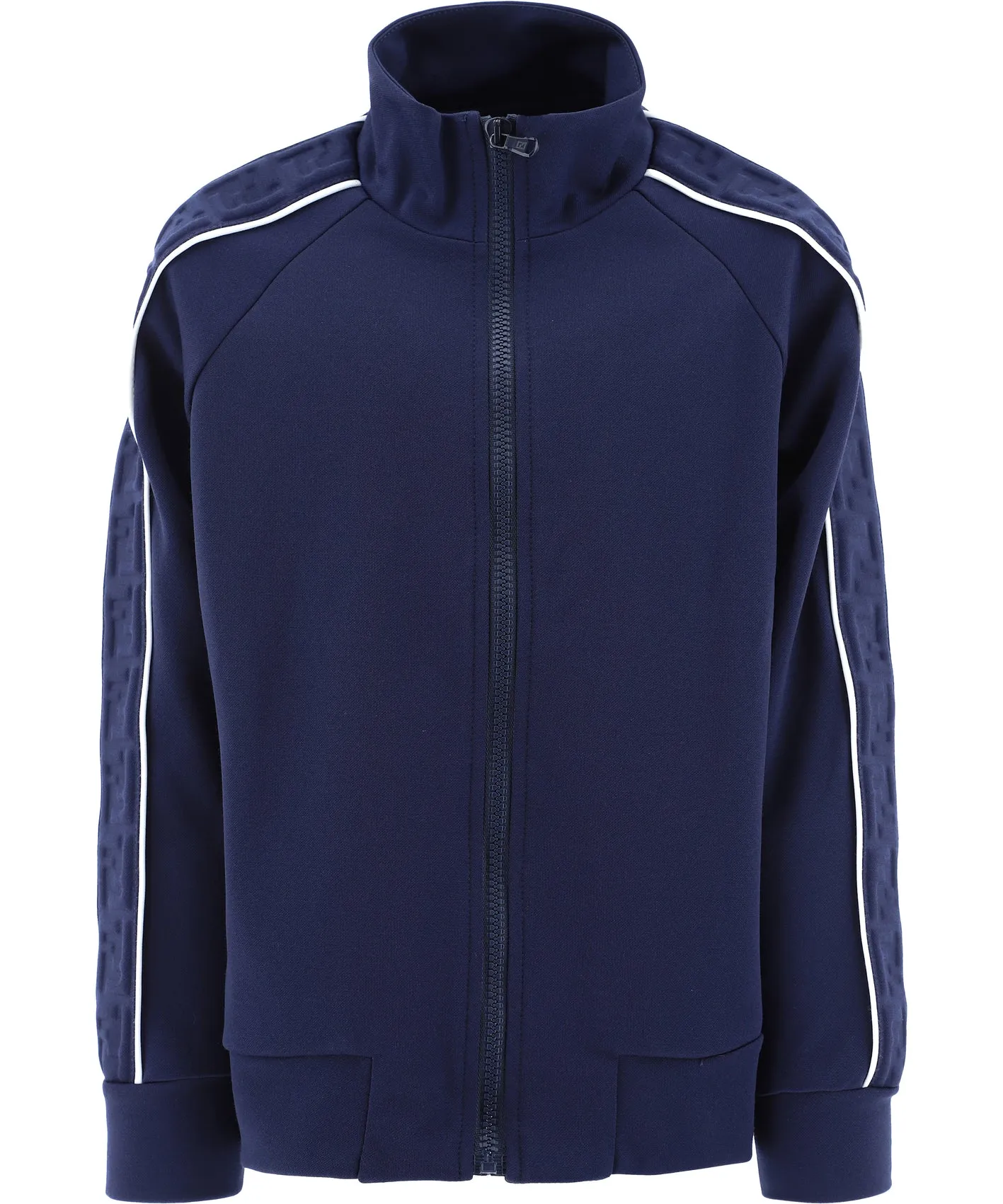 Fendi Kids Logo Embossed Track Jacket