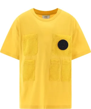Fendi Kids Logo Patch T-Shirt