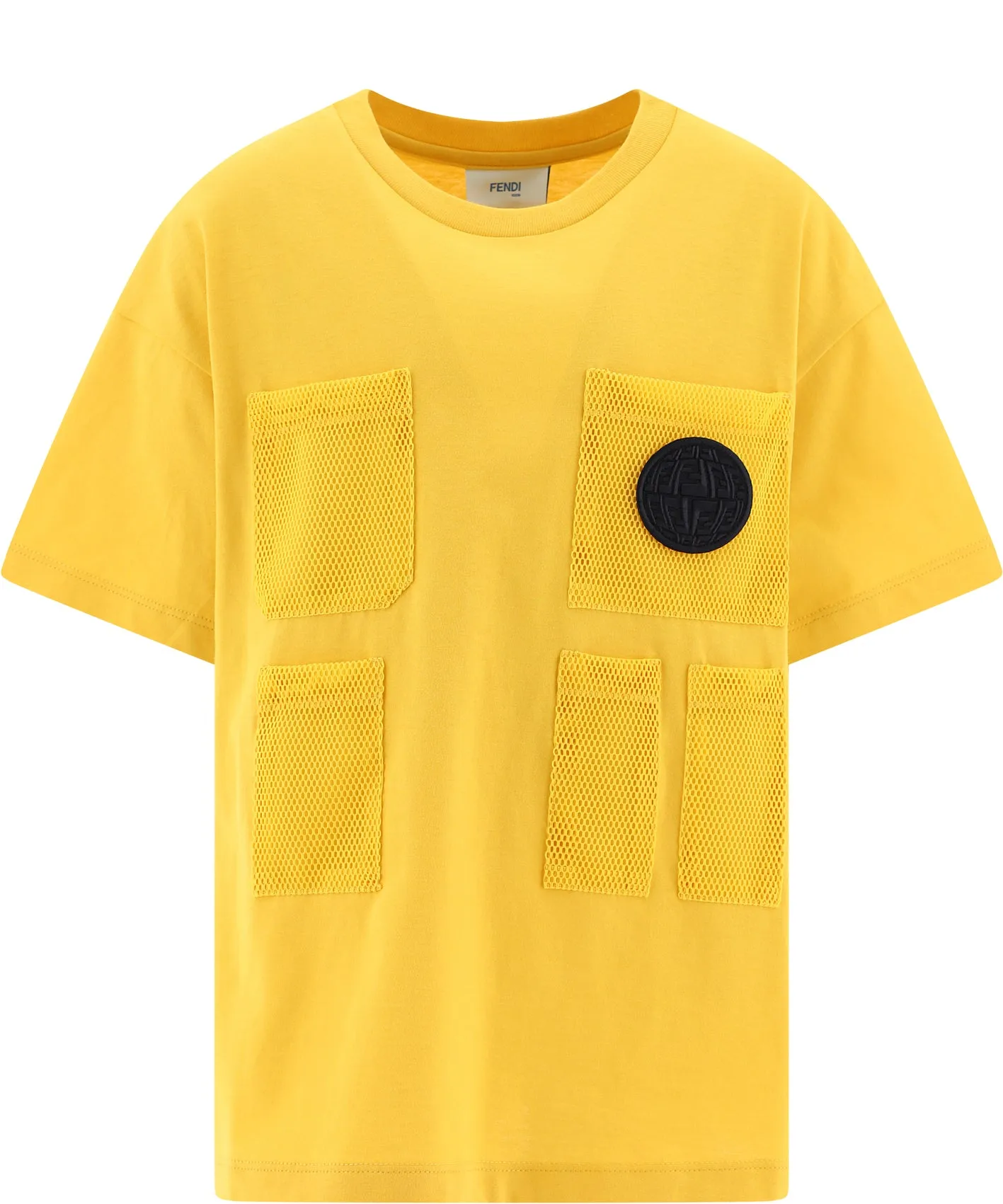 Fendi Kids Logo Patch T-Shirt