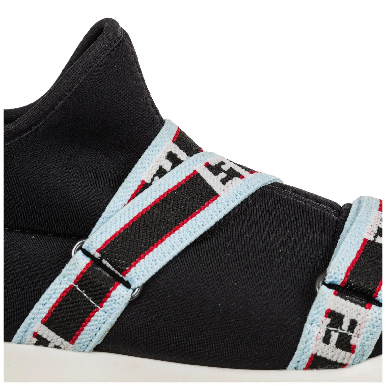 Fendi Kids Logo Strap Sneakers