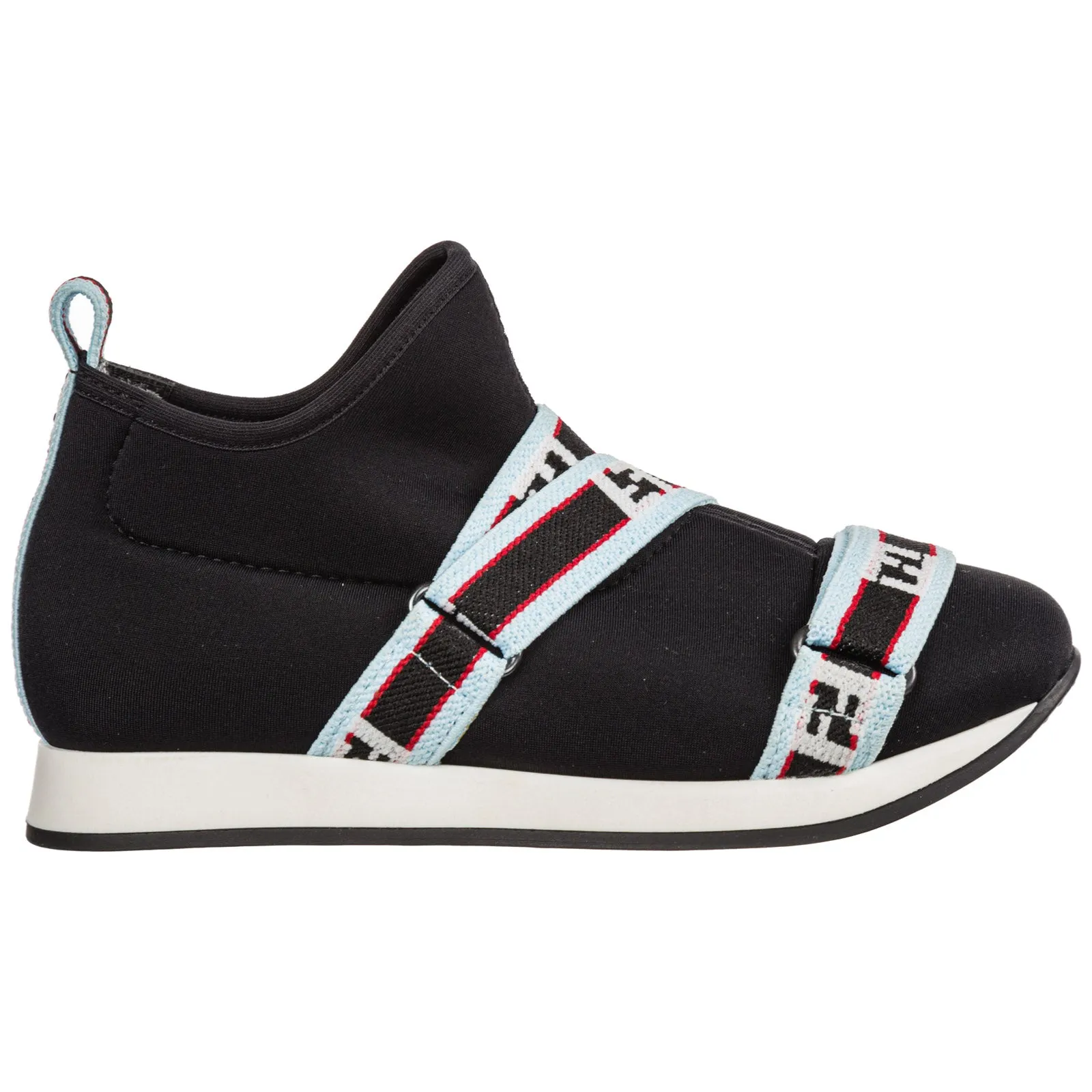 Fendi Kids Logo Strap Sneakers