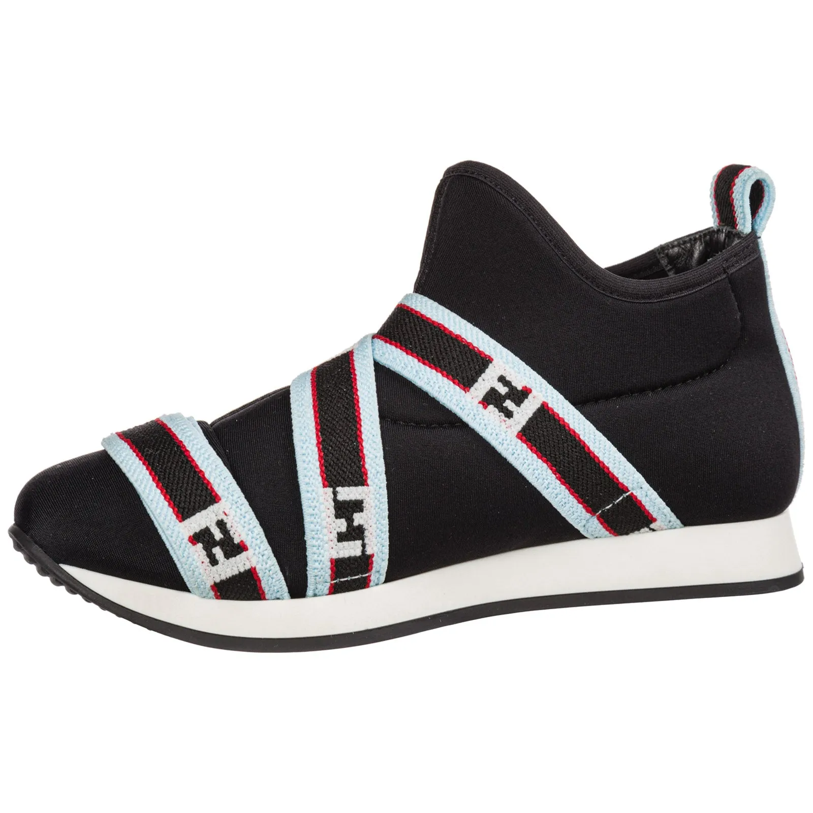 Fendi Kids Logo Strap Sneakers