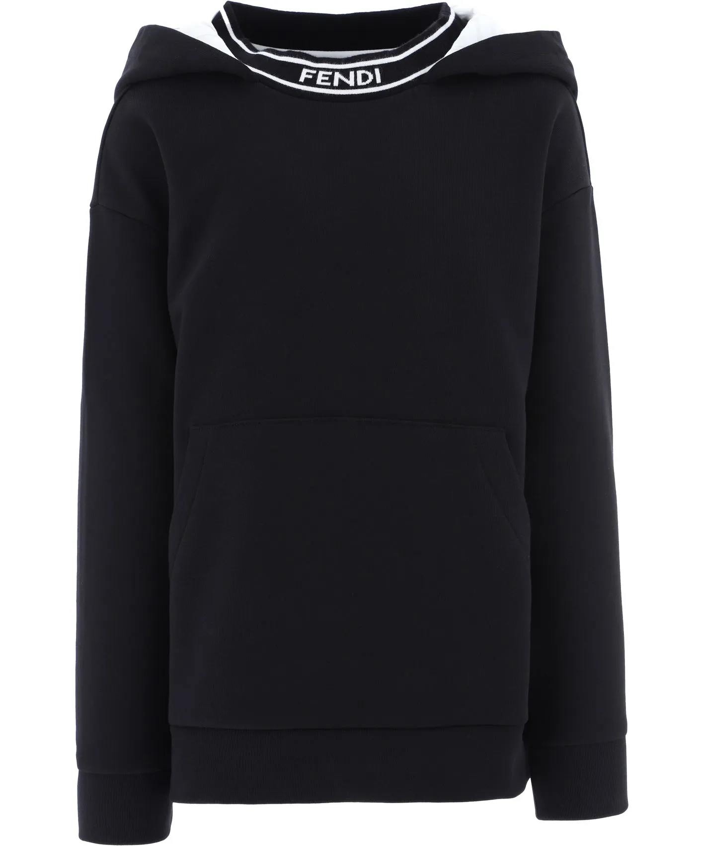 Fendi Kids Logo Tape Hoodie