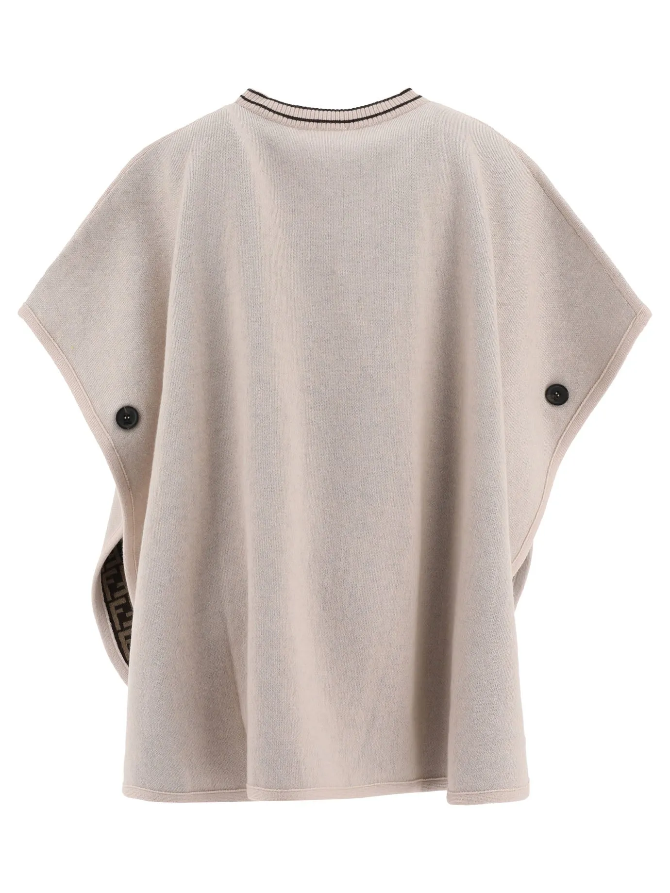 Fendi Kids Monogram Motif Reversible Poncho
