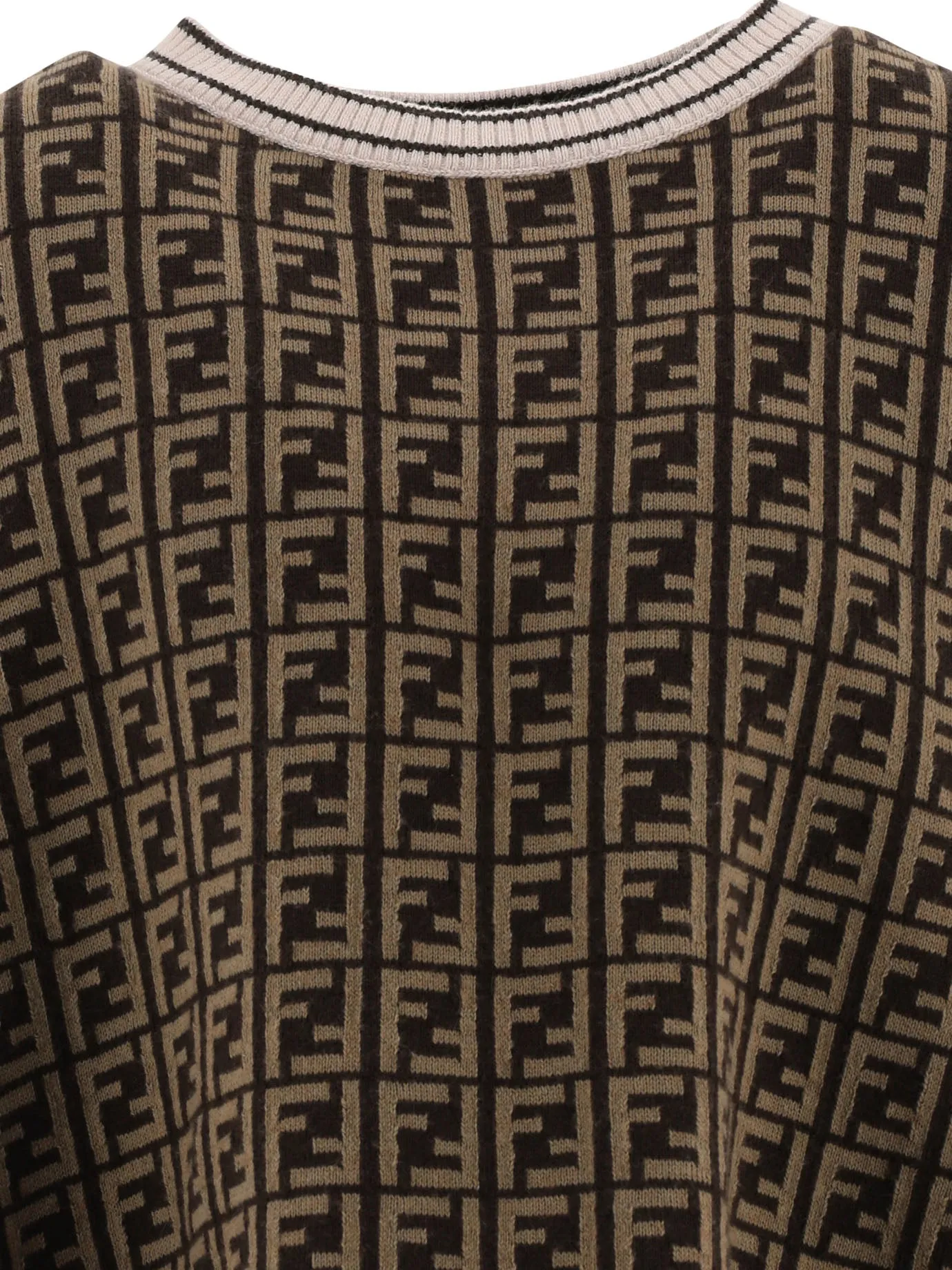 Fendi Kids Monogram Motif Reversible Poncho