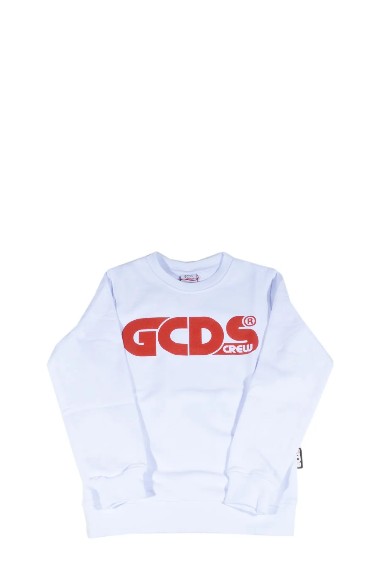 GCDS Kids Logo Print Crewneck Sweatshirt