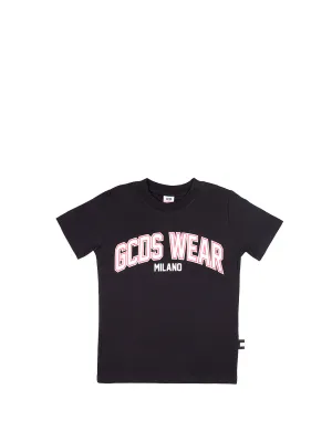 GCDS Kids Logo Print Crewneck T-Shirt