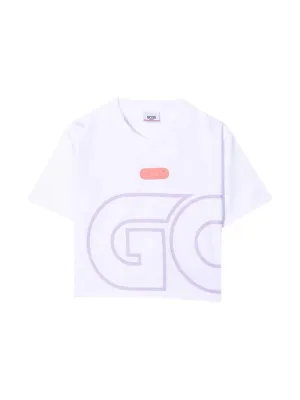 GCDS Kids Logo Print Crewneck T-Shirt