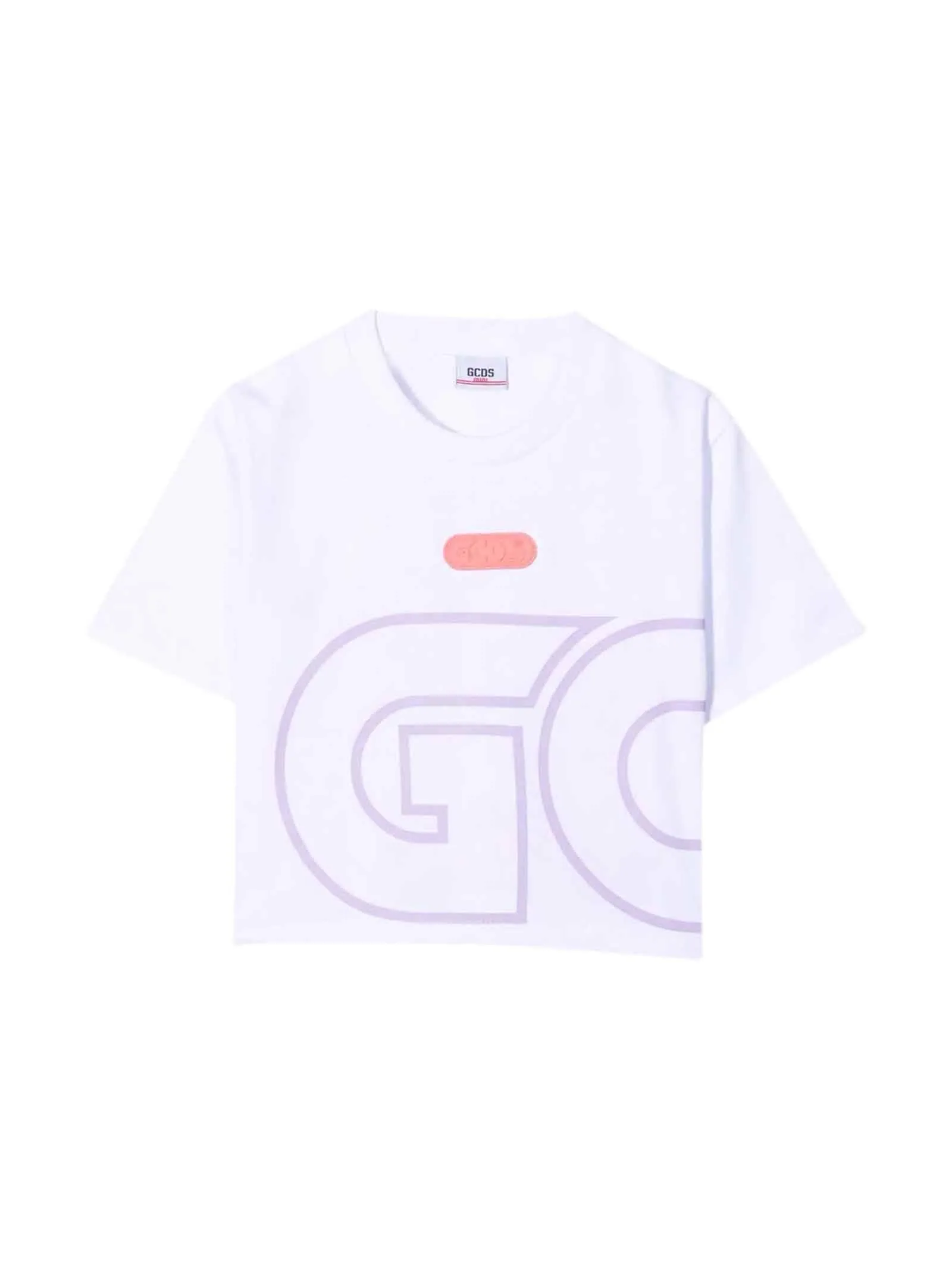 GCDS Kids Logo Print Crewneck T-Shirt