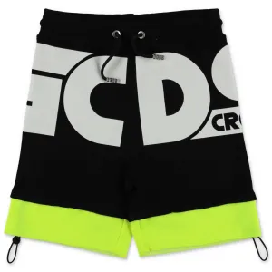 GCDS Kids Logo Printed Drawstring Shorts