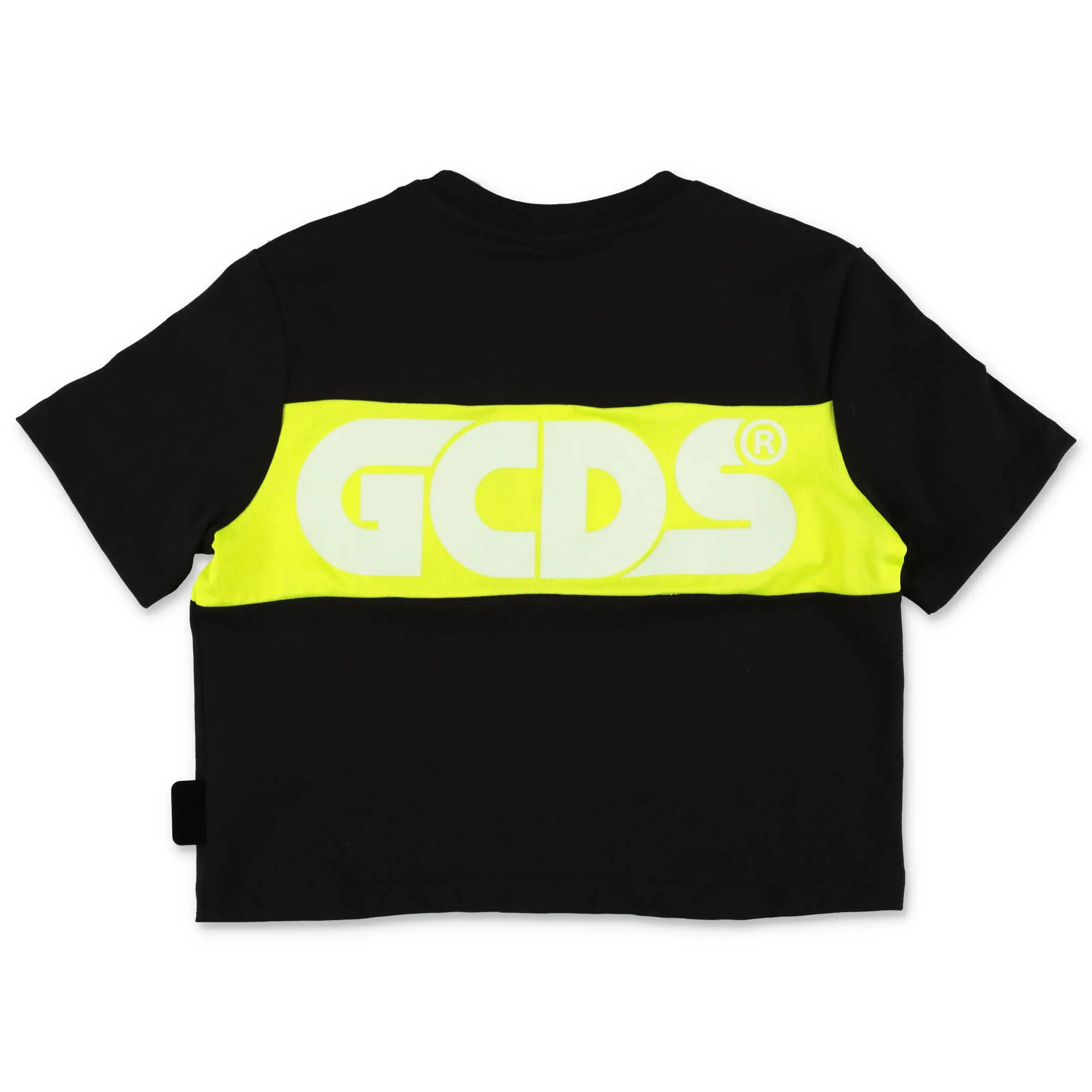 GCDS Kids Logo Printed Panel T-Shirt