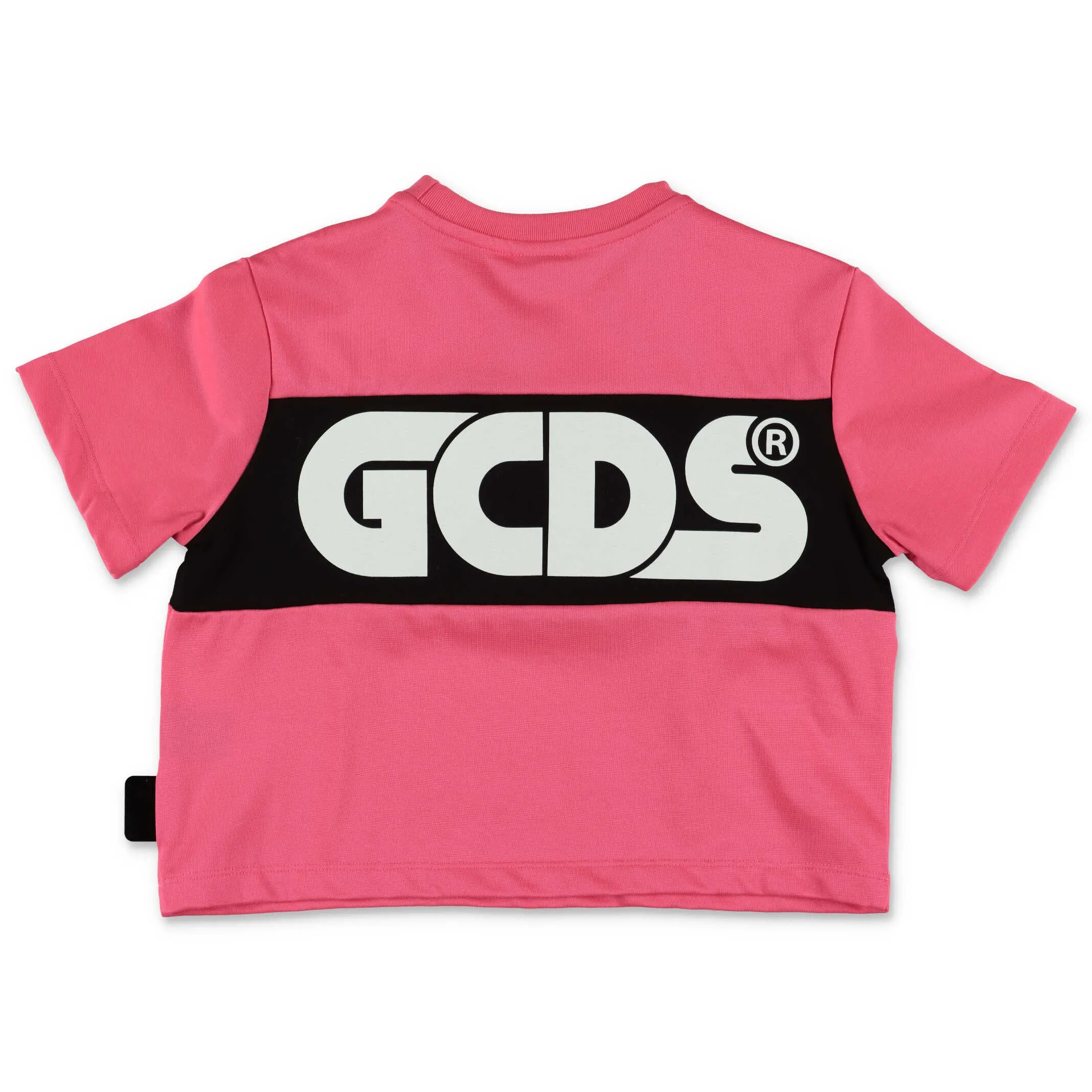 GCDS Kids Logo Printed Panel T-Shirt
