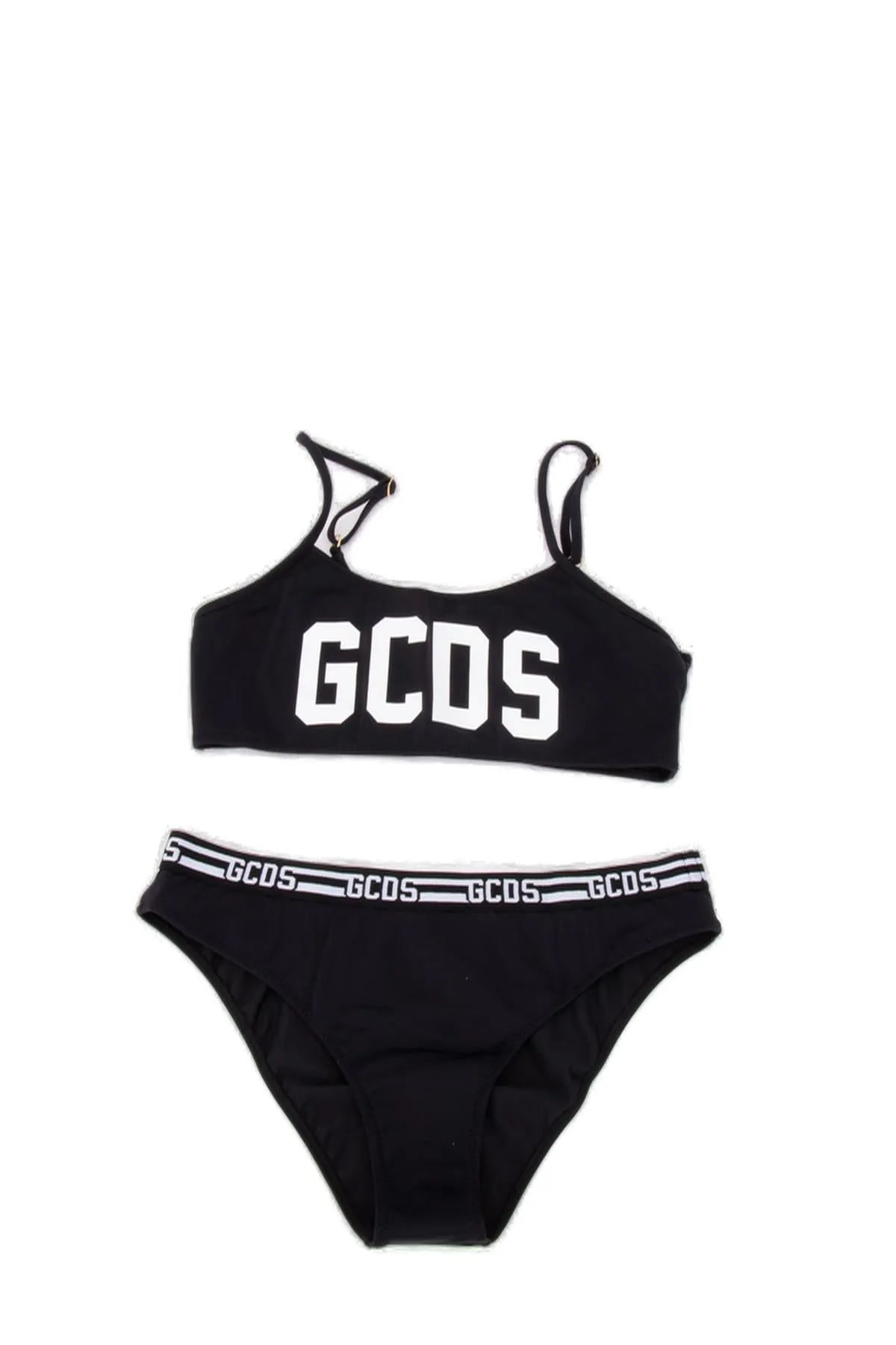 GCDS Kids Logo Printed Two-Piece Bikini Set