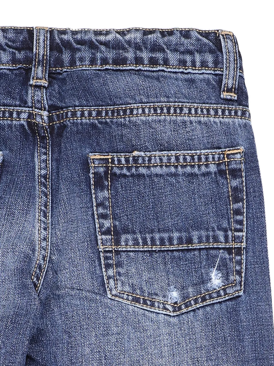 GCDS Kids Logo Striped Jeans
