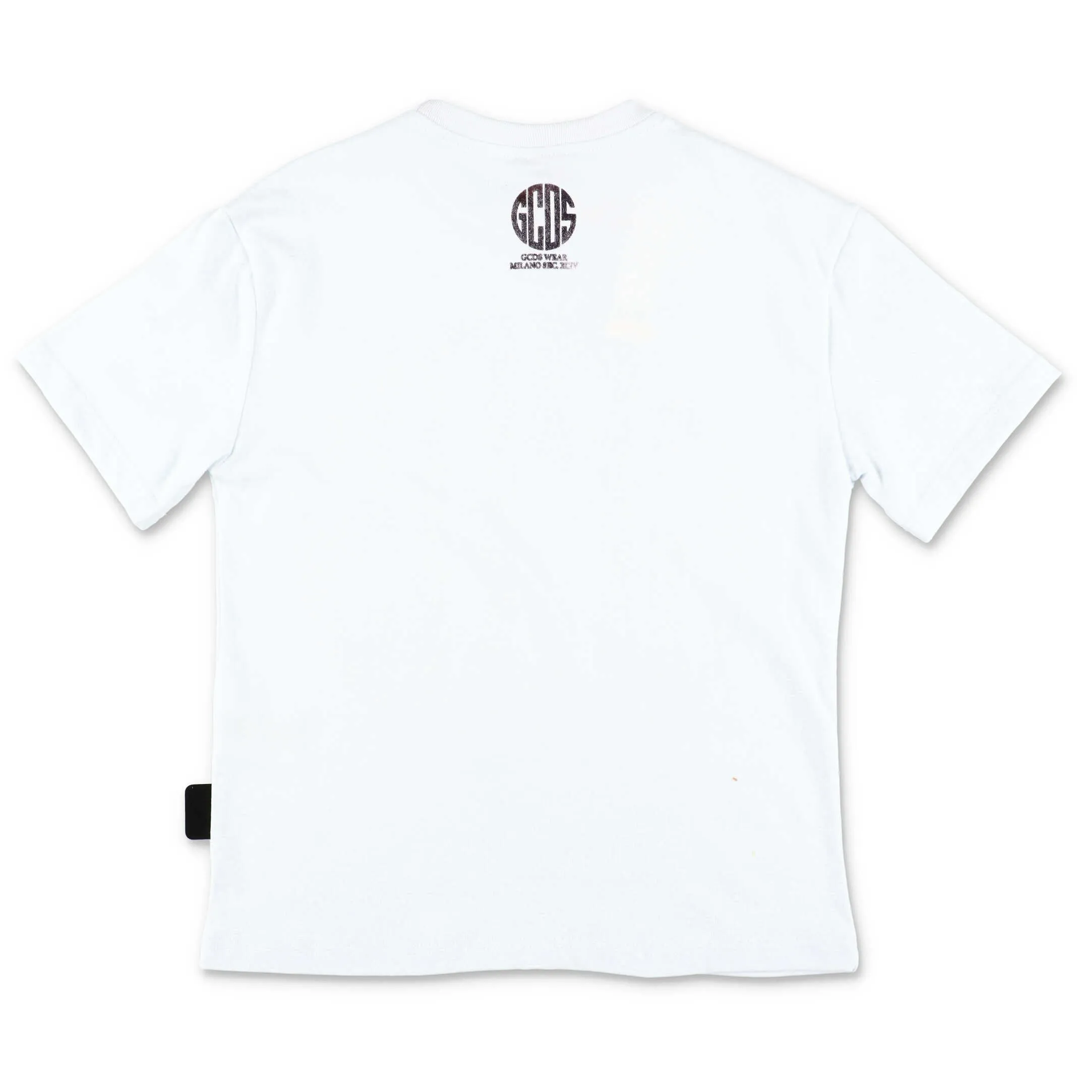 GCDS Kids Metallic Logo Print T-Shirt