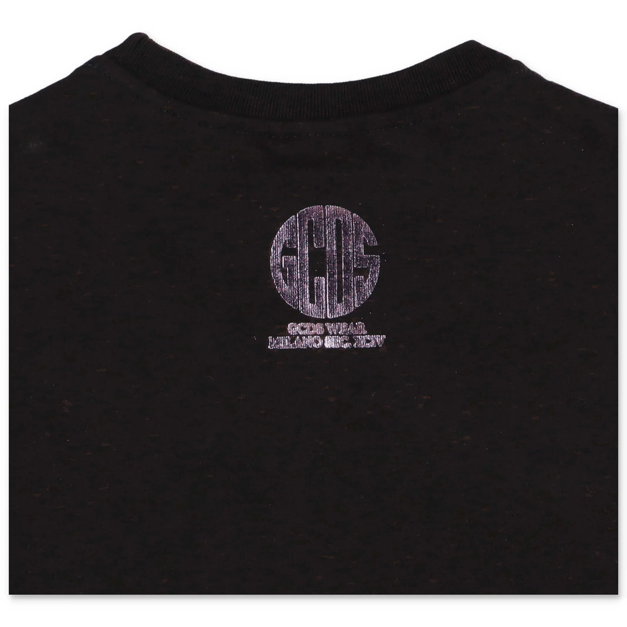 GCDS Kids Metallic Logo Print T-Shirt