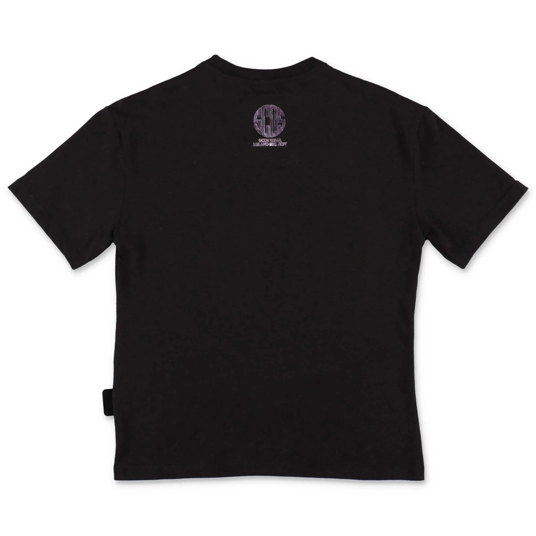 GCDS Kids Metallic Logo Print T-Shirt