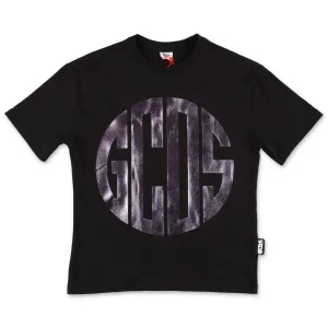 GCDS Kids Metallic Logo Print T-Shirt
