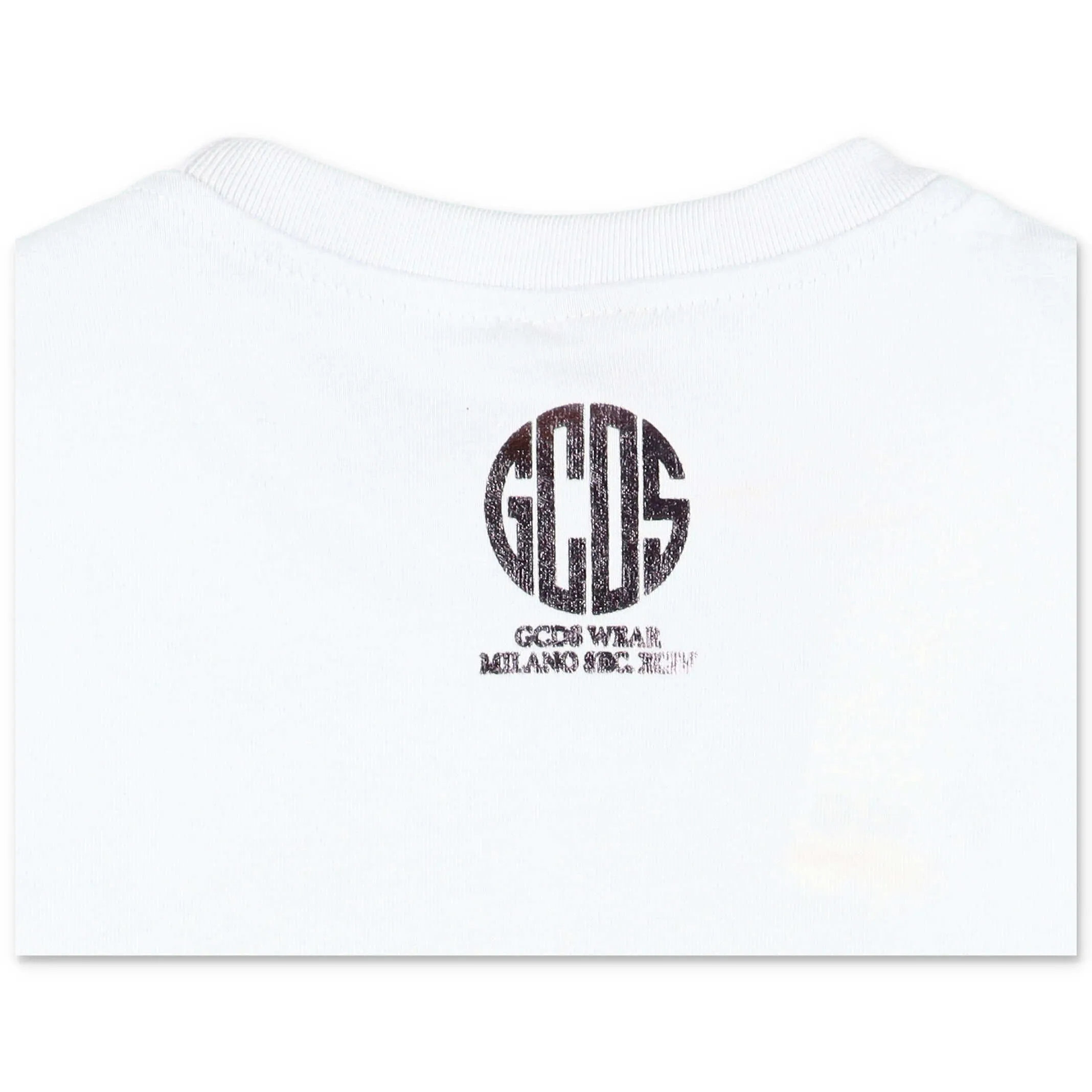 GCDS Kids Metallic Logo Print T-Shirt