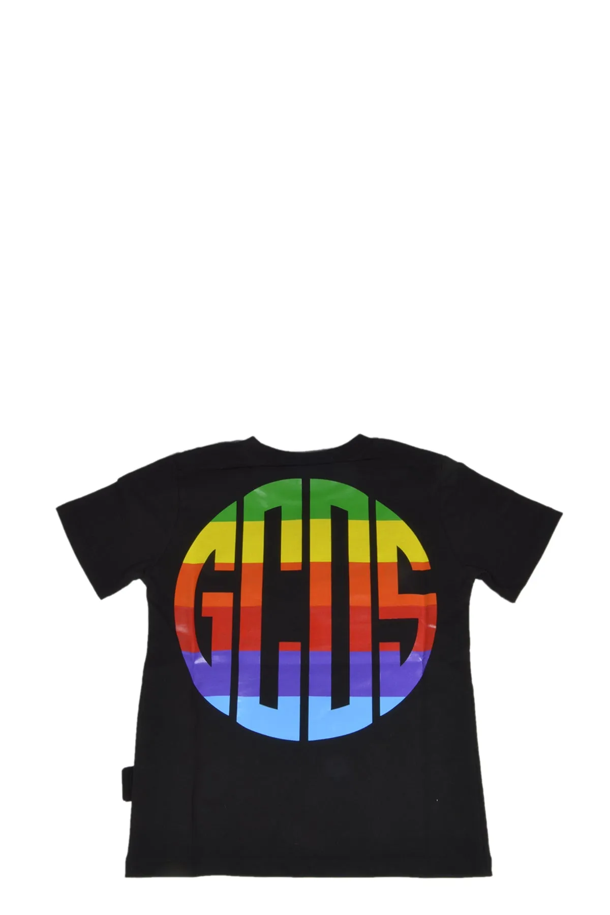 GCDS Kids Rainbow Logo Printed T-Shirt