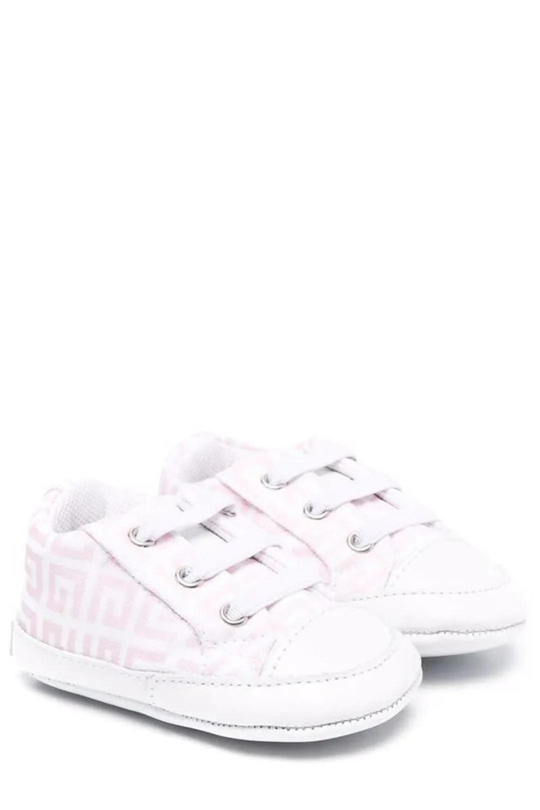Givenchy Kids 4G Greca Pint Lace-Up Sneakers