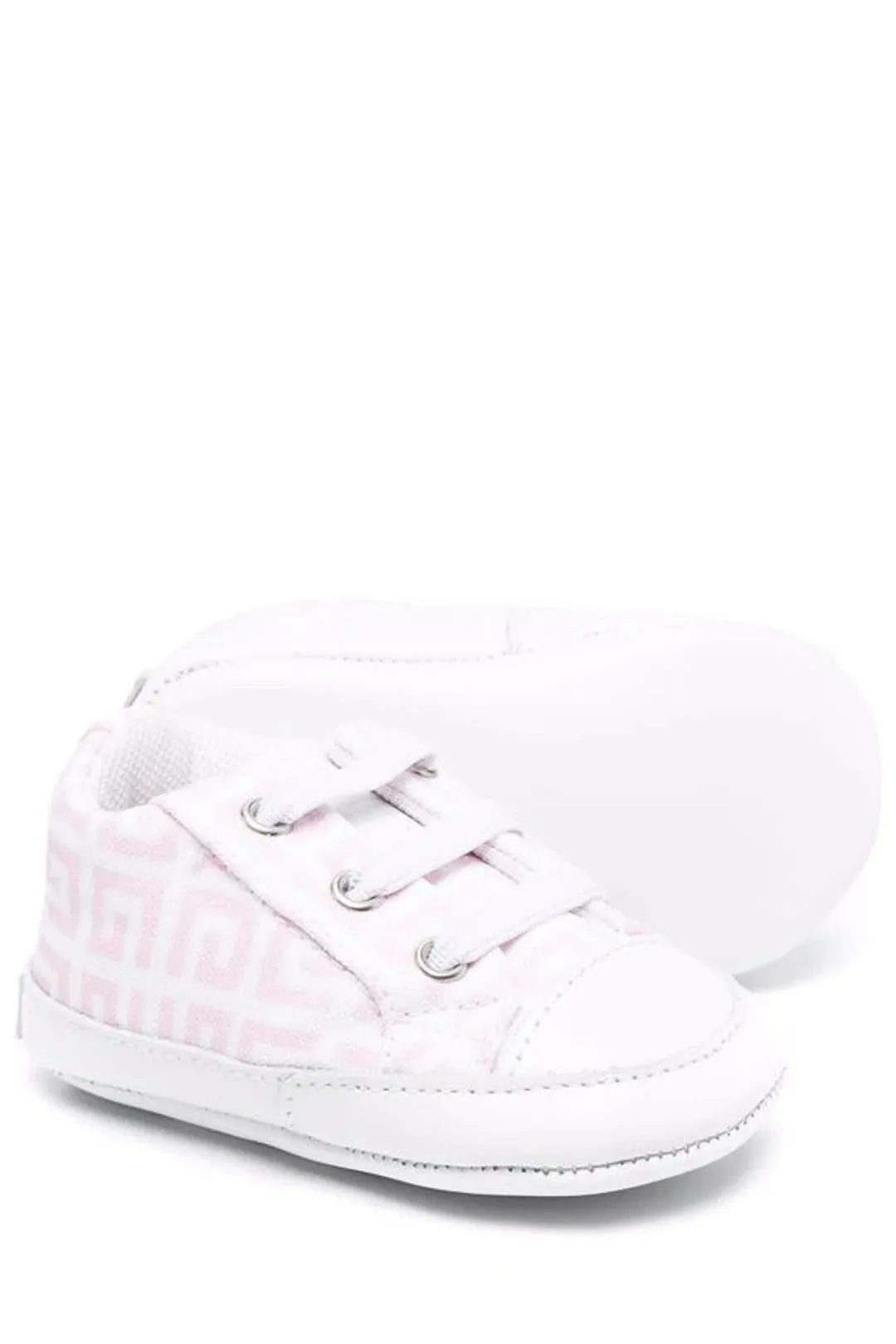 Givenchy Kids 4G Greca Pint Lace-Up Sneakers
