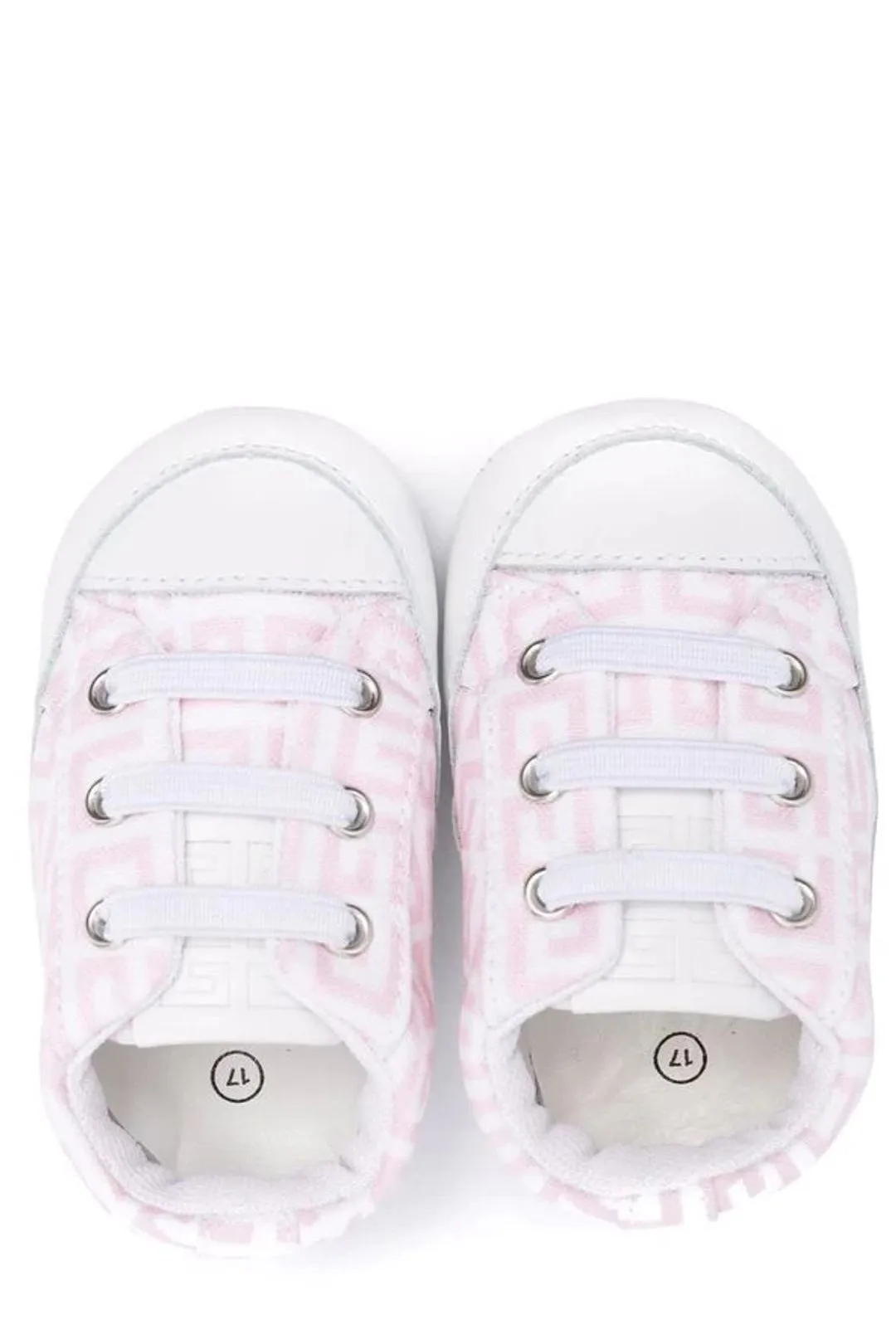 Givenchy Kids 4G Greca Pint Lace-Up Sneakers