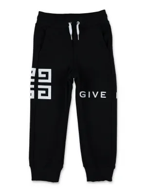 Givenchy Kids 4G Logo Printed Drawstring Sweatpants