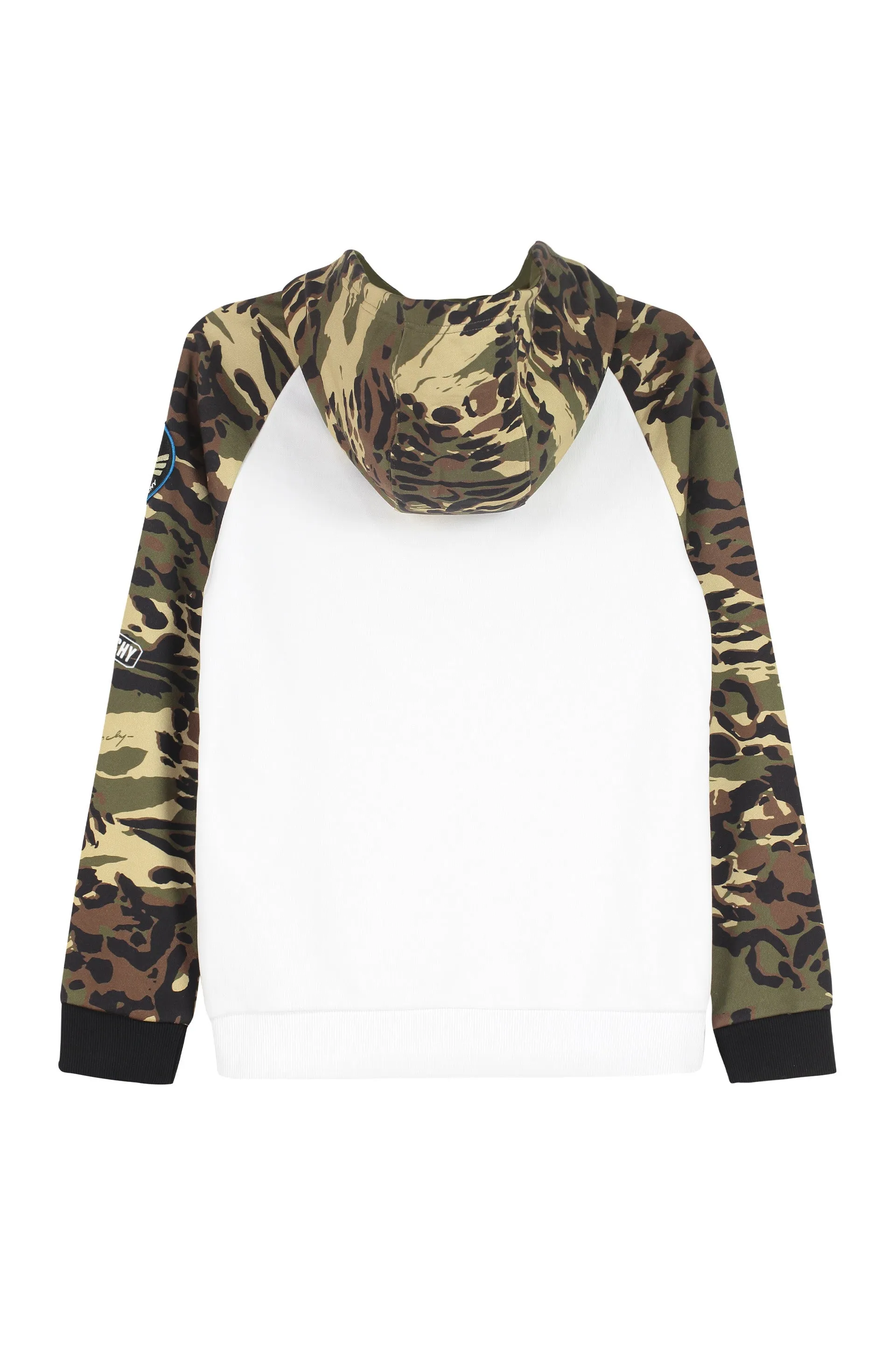 Givenchy Kids Camouflage Print Detail Hoodie