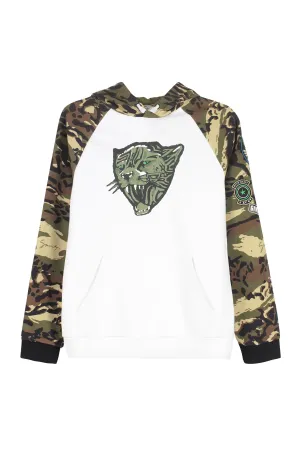 Givenchy Kids Camouflage Print Detail Hoodie