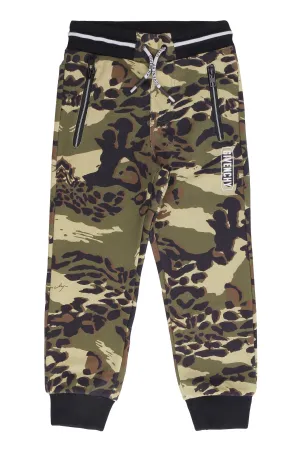 Givenchy Kids Camouflage Print Drawstring Pants
