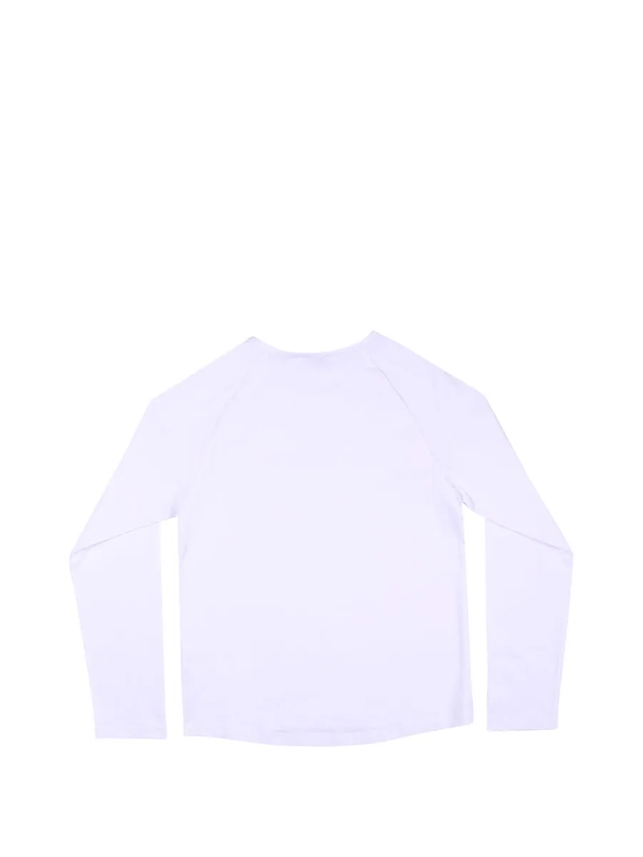 Givenchy Kids Frilled Logo Detailed Top