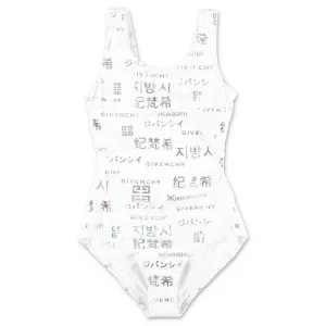 Givenchy Kids Logo All-Over Swimsuit